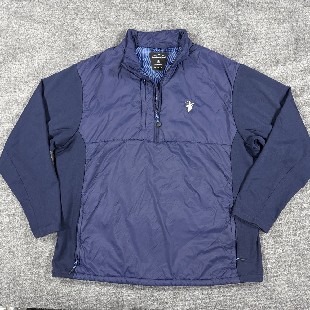 Sun Mountain Golf Jacket Mens‎ XL Hybrid Insulated Windwear Colter Zip